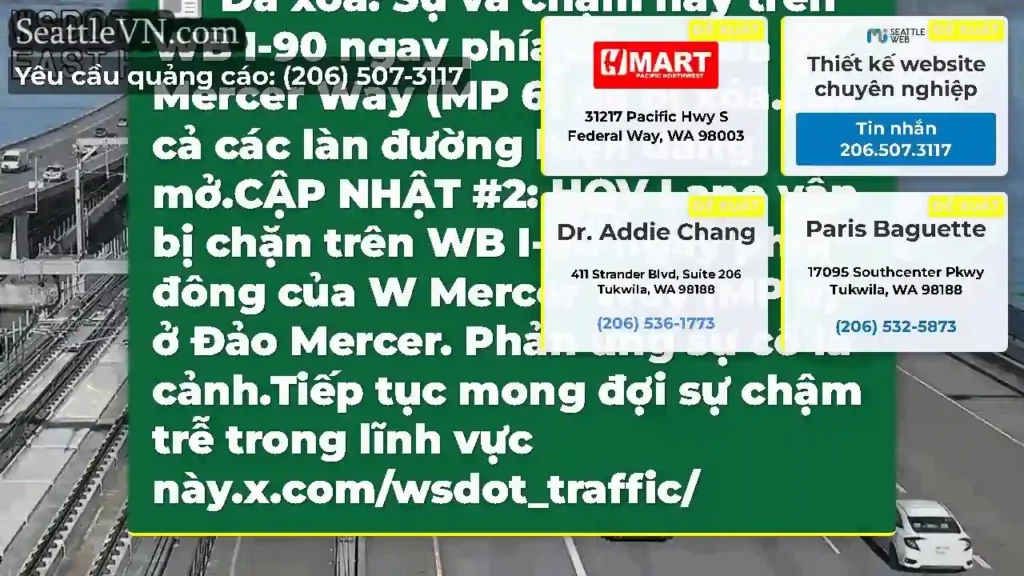 Đã xóa: Sự va chạm này trên WB I-90 ngay phía