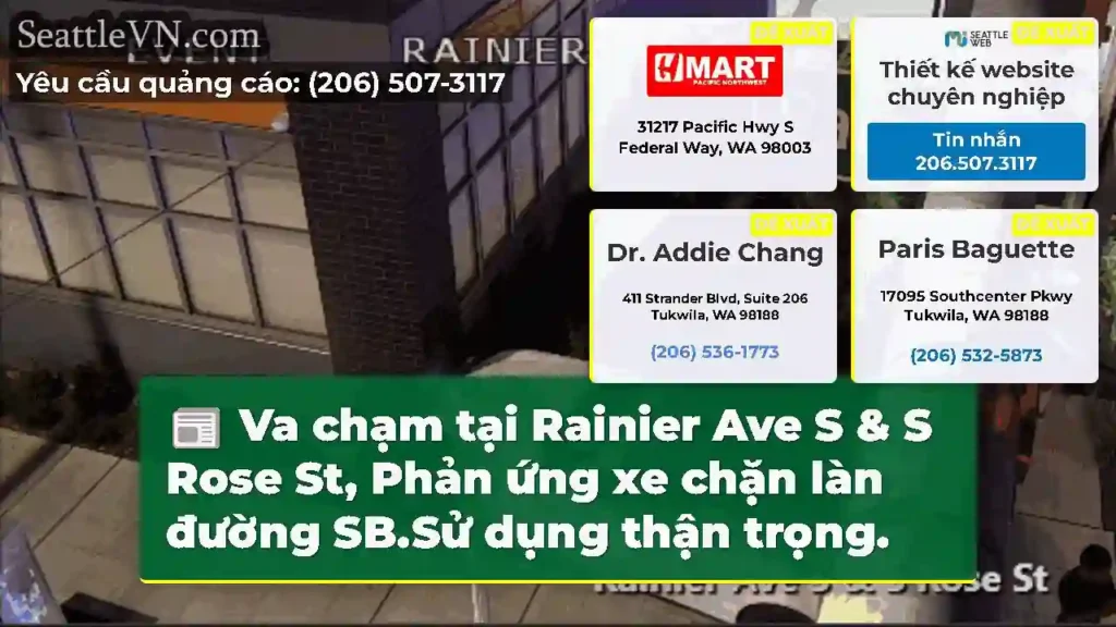 Va chạm tại Rainier Ave S & S Rose St, Phản ứng