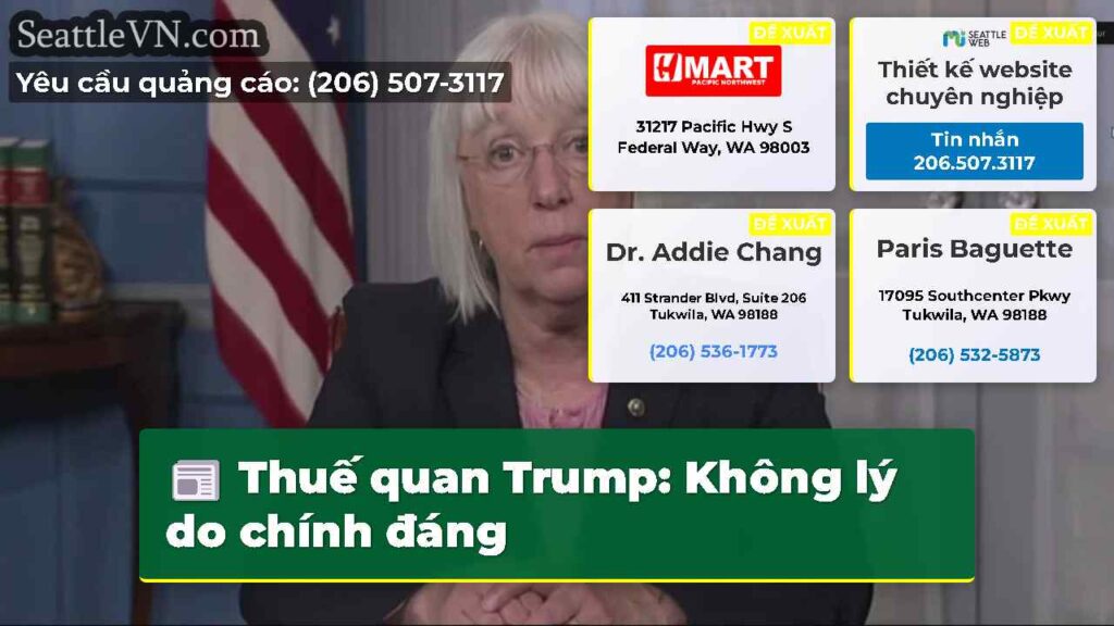 Thuế quan Trump: Không lý do chính đáng