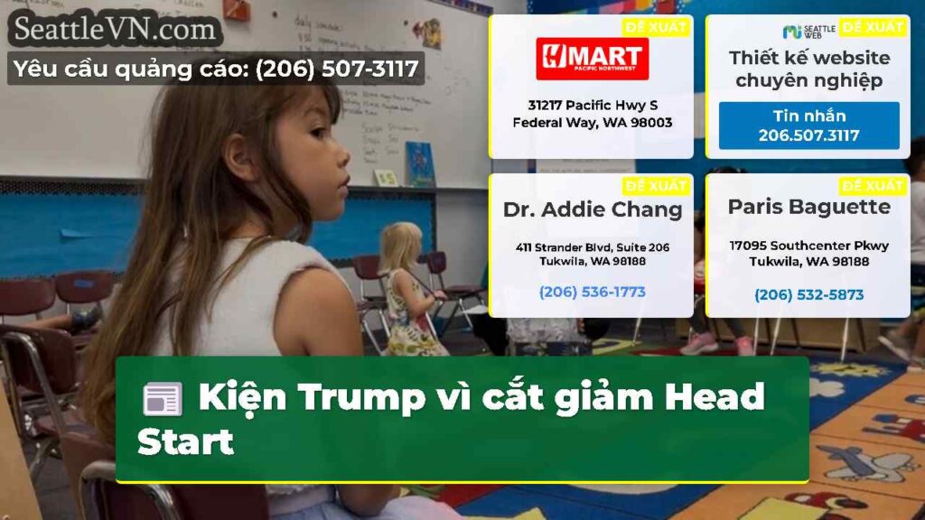 Kiện Trump vì cắt giảm Head Start