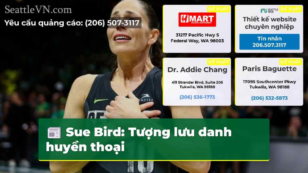 Sue Bird: Tượng lưu danh huyền thoại