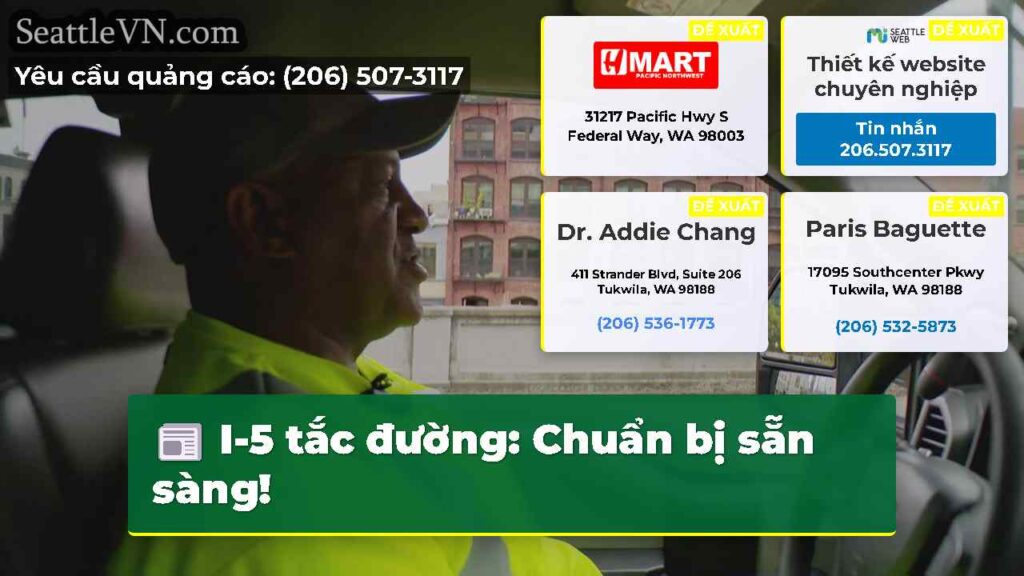 I-5 tắc đường: Chuẩn bị sẵn sàng!