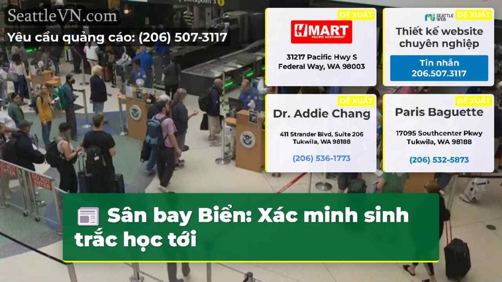 Sân bay Biển: Xác minh sinh trắc học tới