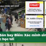 Sân bay Biển Xác minh sinh trắc học tới