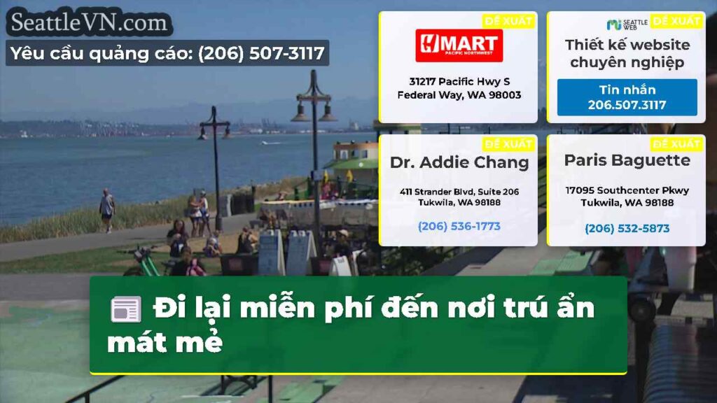 Đi lại miễn phí đến nơi trú ẩn mát mẻ