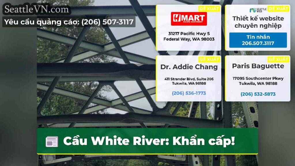 Cầu White River: Khẩn cấp!