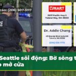 Seattle sôi động Bờ sông tấp nập mở cửa