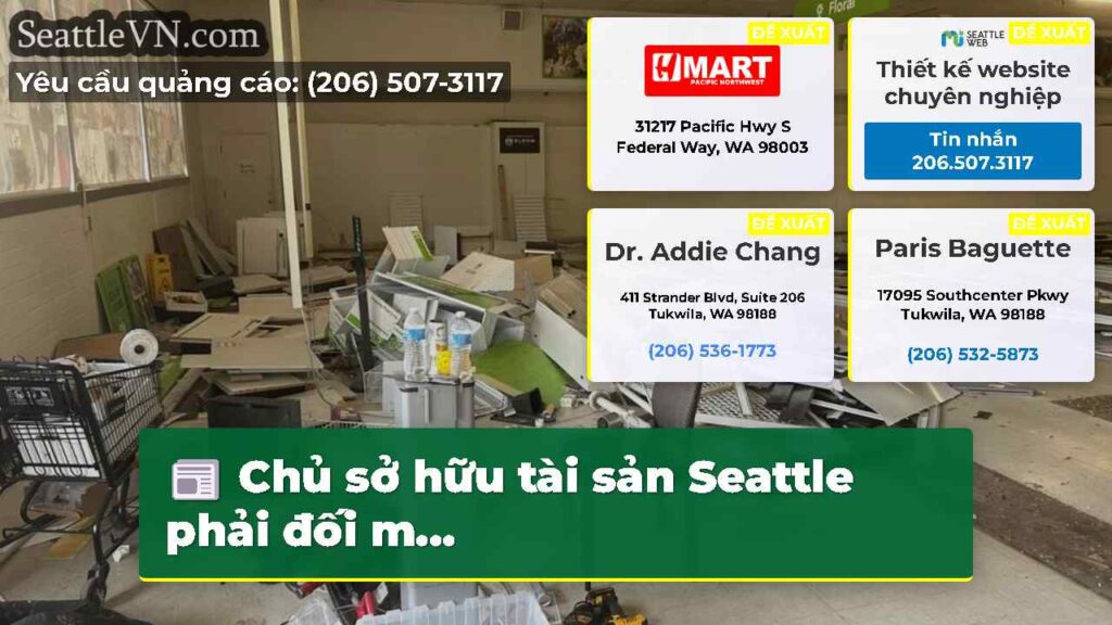 Chủ sở hữu tài sản Seattle phải đối m...