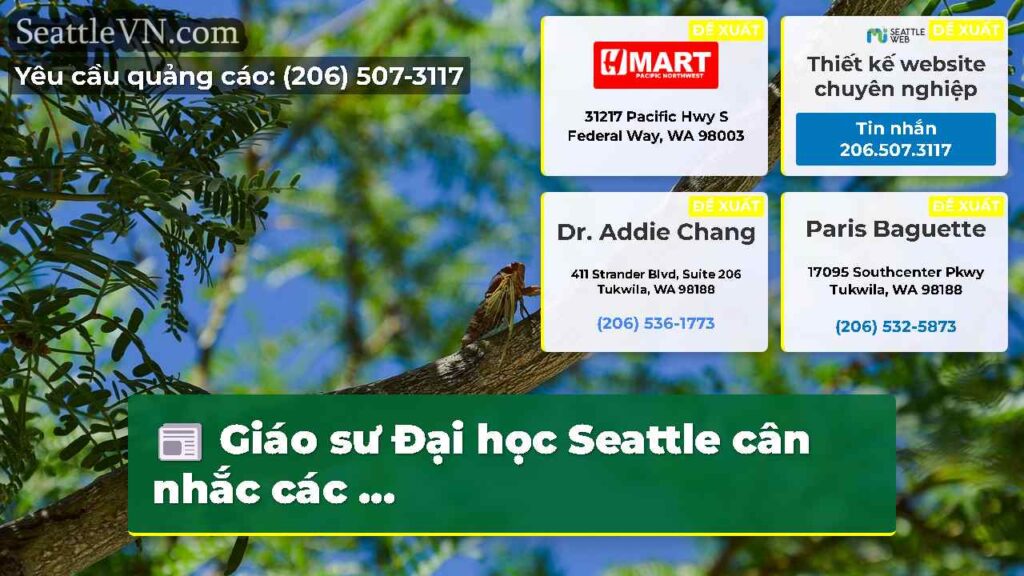Giáo sư Đại học Seattle cân nhắc các ...