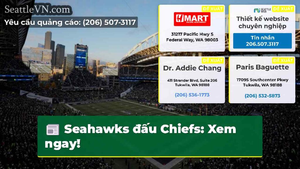 Seahawks đấu Chiefs: Xem ngay!