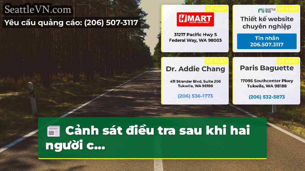 Cảnh sát điều tra sau khi hai người c...