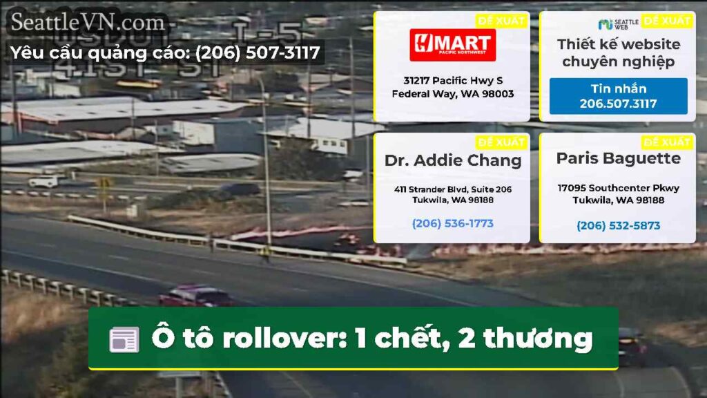 Ô tô rollover: 1 chết, 2 thương