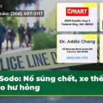 Sodo Nổ súng chết xe thể thao hư hỏng