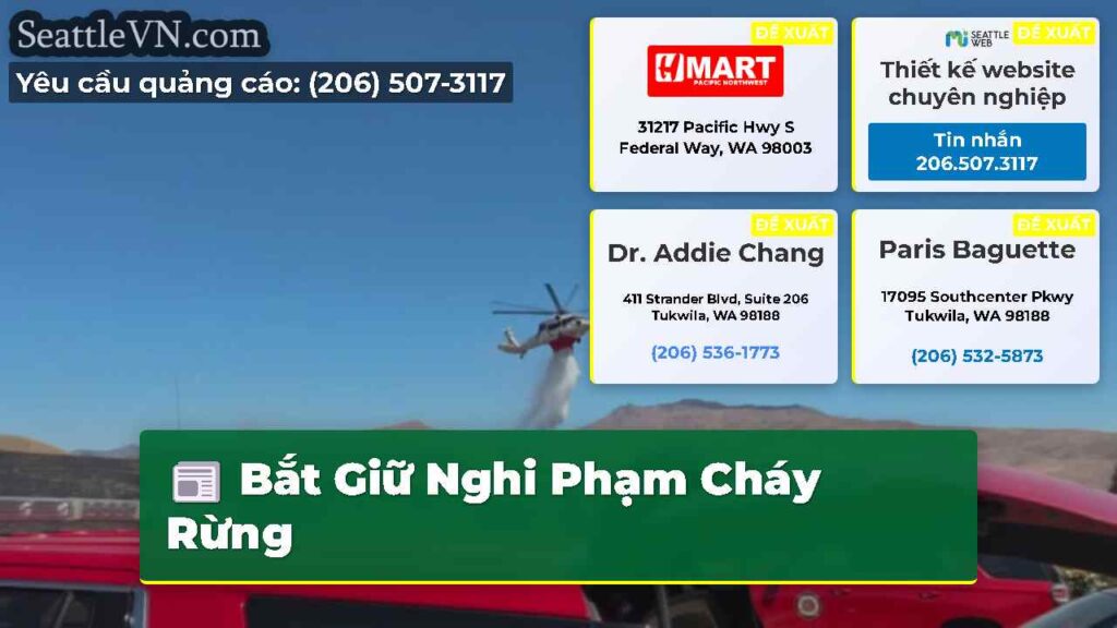 Bắt Giữ Nghi Phạm Cháy Rừng