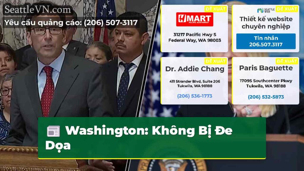 Washington: Không Bị Đe Dọa