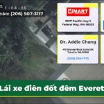 Lái xe điên đốt đêm Everett