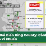 Bãi biển King County Cảnh báo vi khuẩn