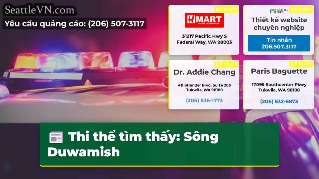 Thi thể tìm thấy: Sông Duwamish