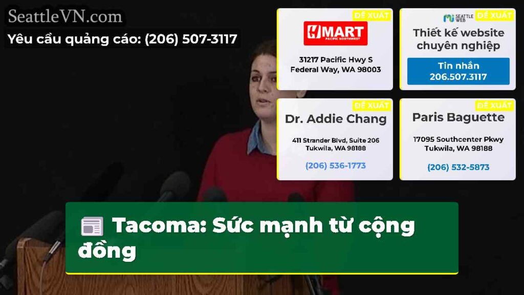 Tacoma: Sức mạnh từ cộng đồng