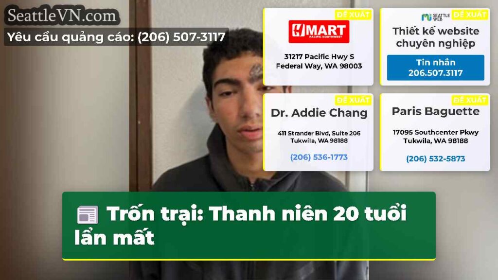 Trốn trại: Thanh niên 20 tuổi lẩn mất