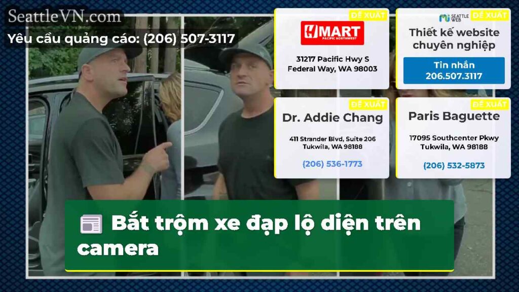 Bắt trộm xe đạp lộ diện trên camera