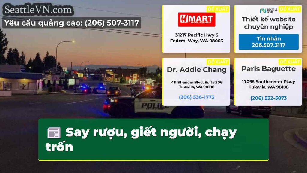 Say rượu, giết người, chạy trốn