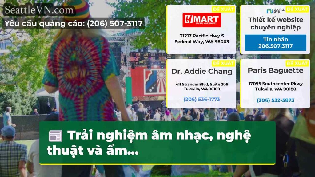 Trải nghiệm âm nhạc, nghệ thuật và ẩm...