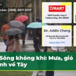 Sông không khí Mưa gió mạnh về Tây