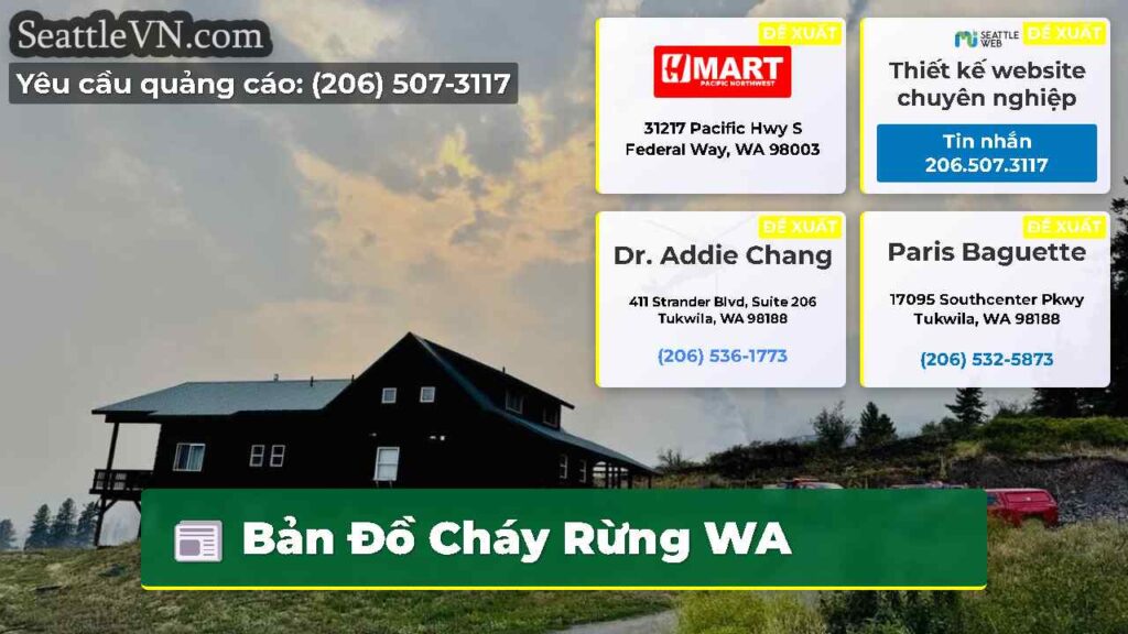 Bản Đồ Cháy Rừng WA