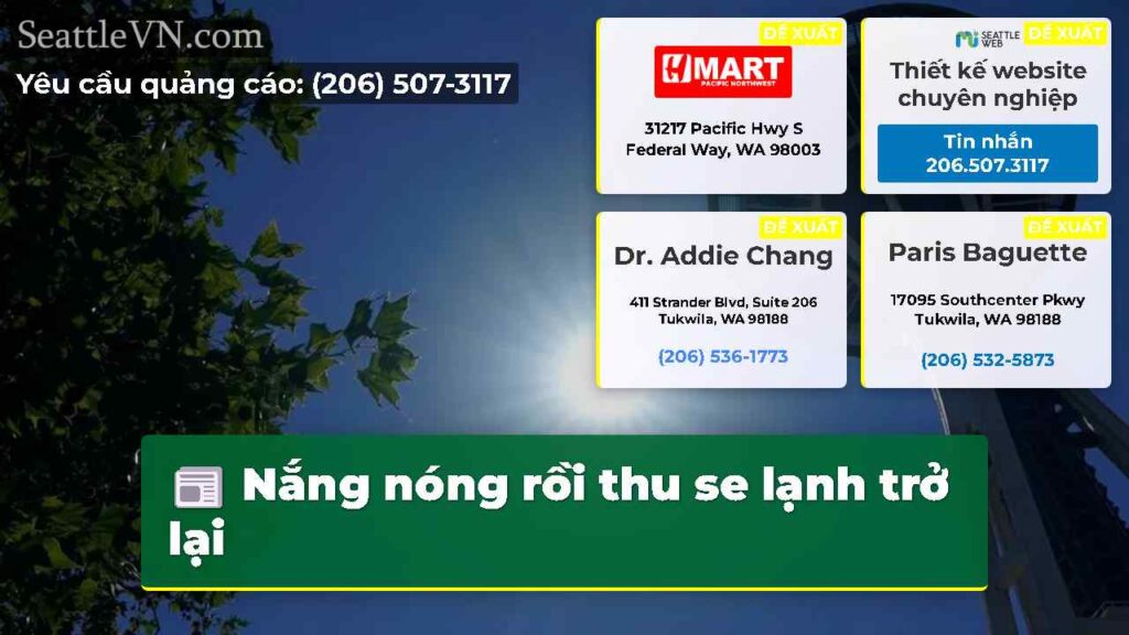 Nắng nóng rồi thu se lạnh trở lại