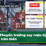 Thuyền trưởng say rượu bị bắt trên biển