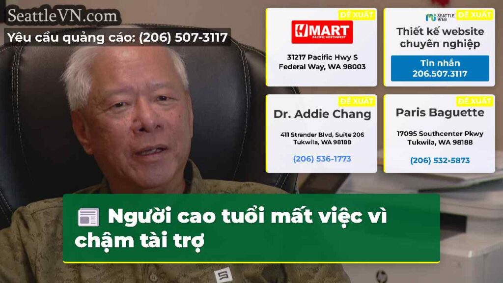 Người cao tuổi mất việc vì chậm tài trợ