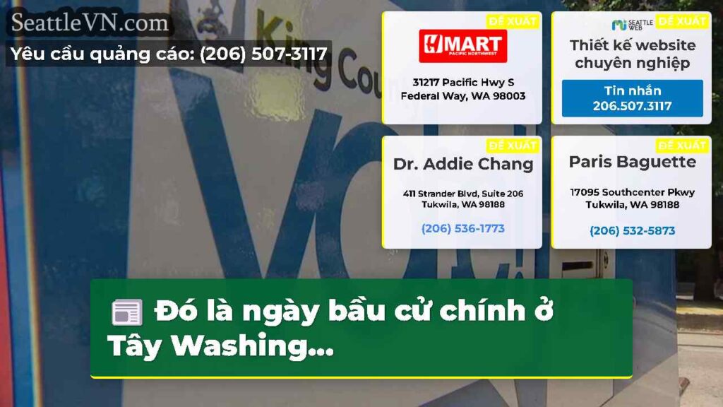 Đó là ngày bầu cử chính ở Tây Washing...