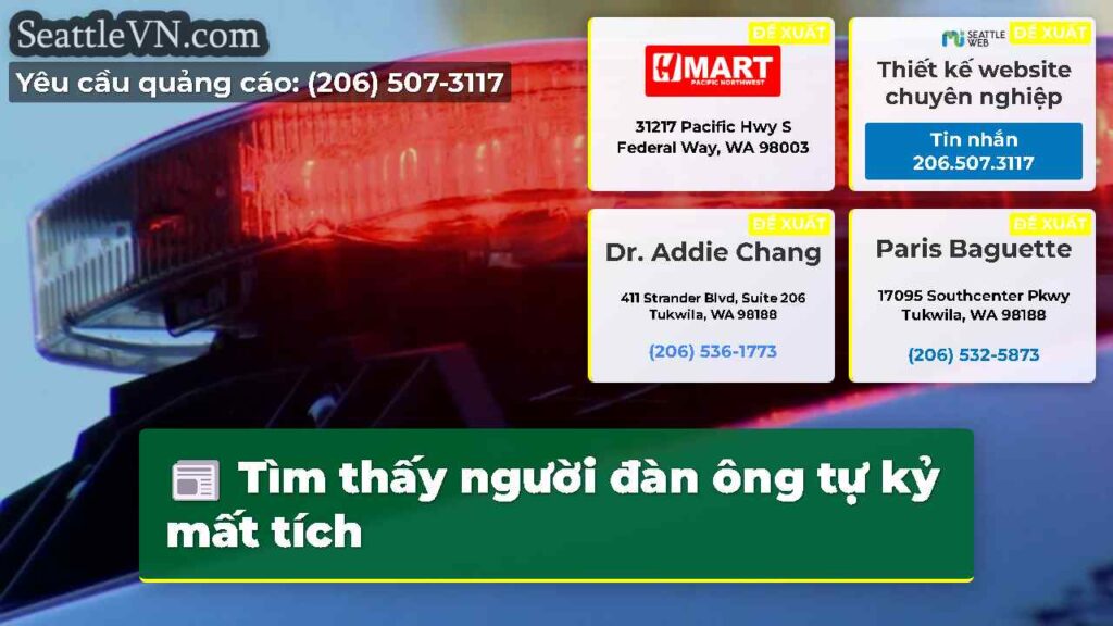 Tìm thấy người đàn ông tự kỷ mất tích