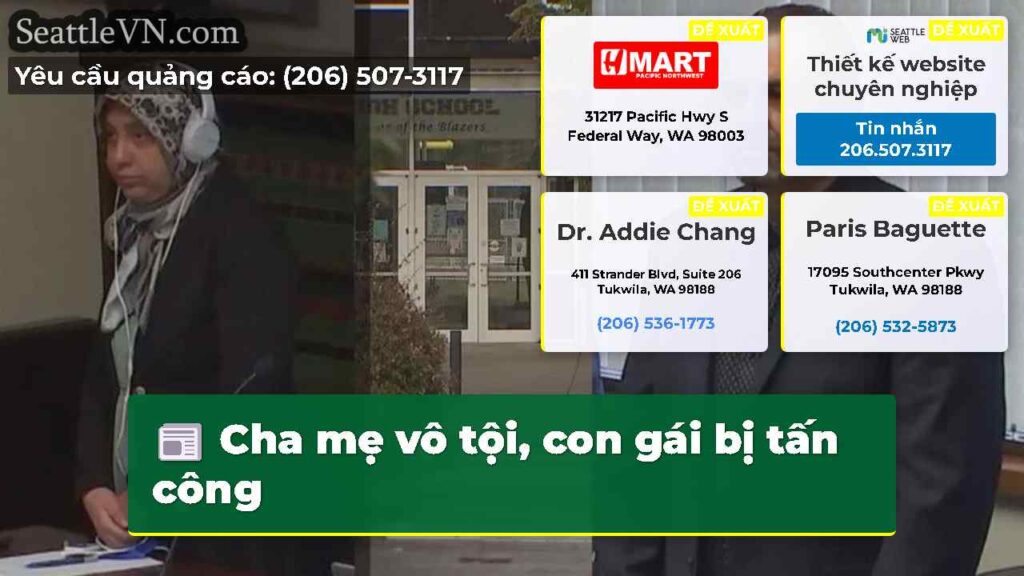 Cha mẹ vô tội, con gái bị tấn công