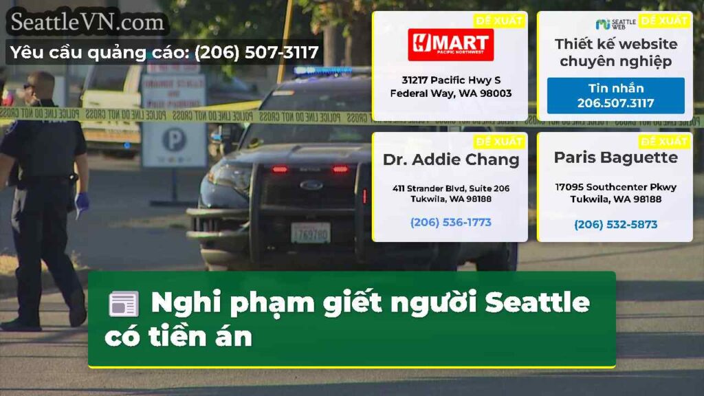 Nghi phạm giết người Seattle có tiền án