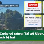 Cướp có súng Tài xế Uber khách bị hại
