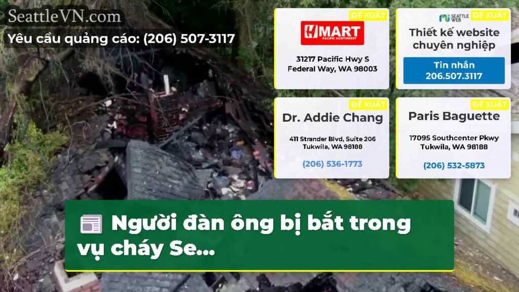 Người đàn ông bị bắt trong vụ cháy Se...