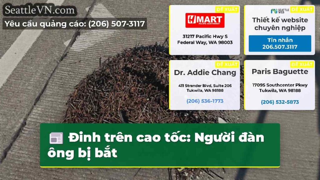Đinh trên cao tốc: Người đàn ông bị bắt