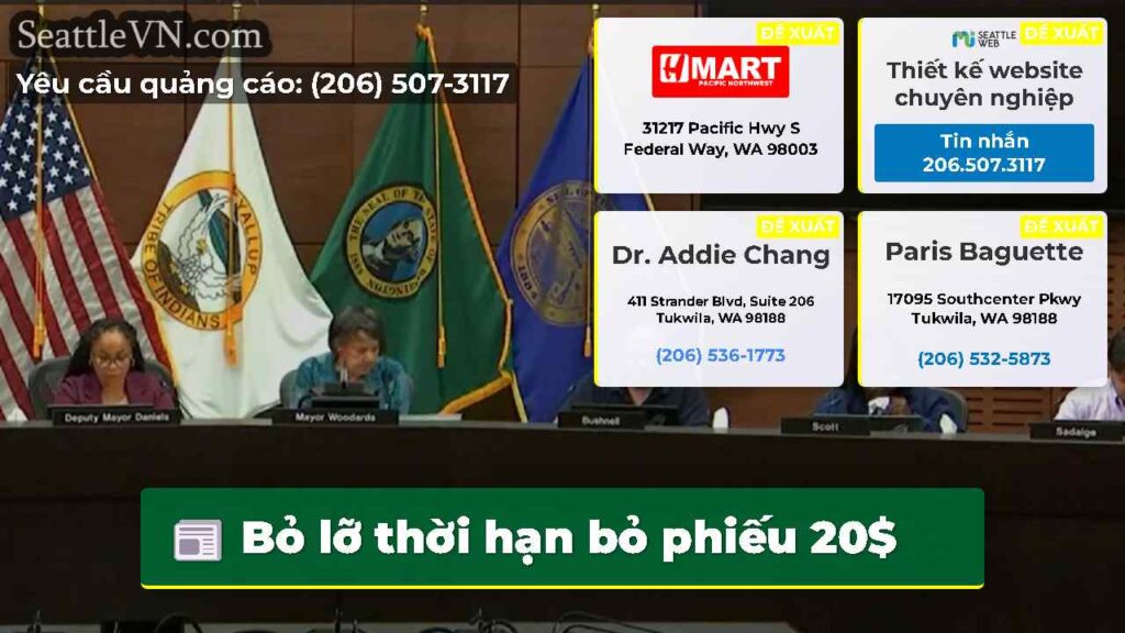 Bỏ lỡ thời hạn bỏ phiếu 20$