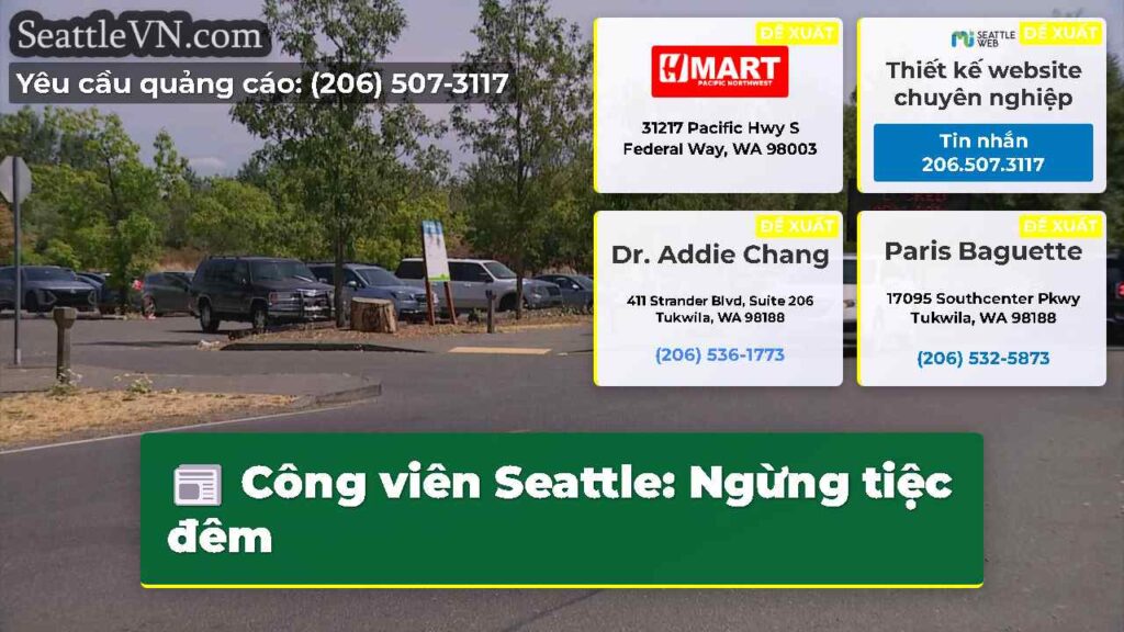 Công viên Seattle: Ngừng tiệc đêm