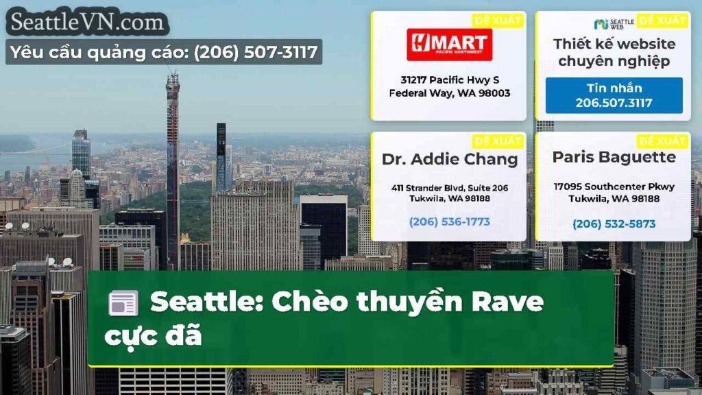 Seattle: Chèo thuyền Rave cực đã