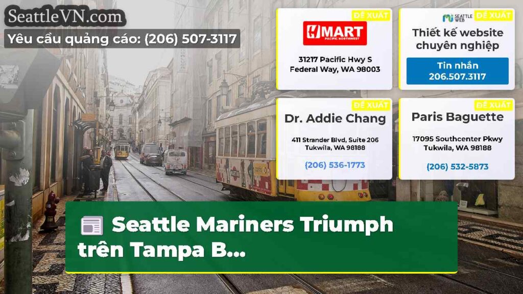 Seattle Mariners Triumph trên Tampa B...