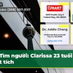Tìm người Clarissa 23 tuổi mất tích