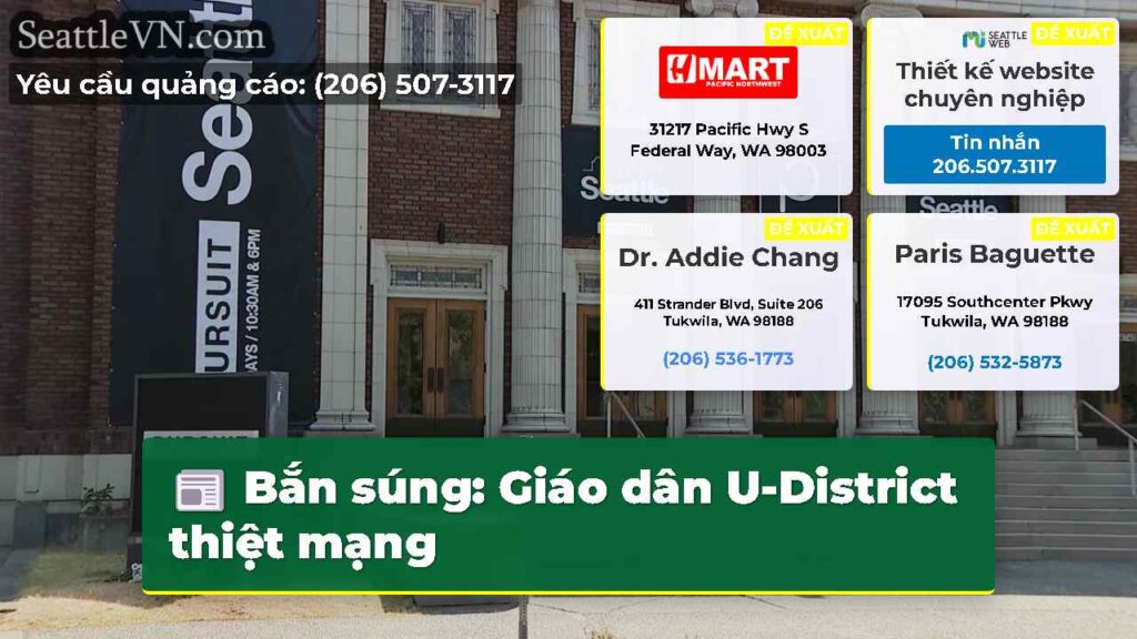 Bắn súng: Giáo dân U-District thiệt mạng