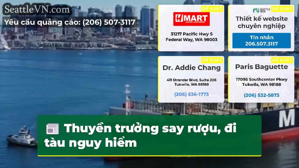 Thuyền trưởng say rượu, đi tàu nguy hiểm