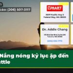 Nắng nóng kỷ lục ập đến Seattle