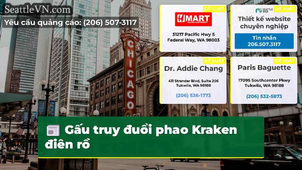 Gấu truy đuổi phao Kraken điên rồ