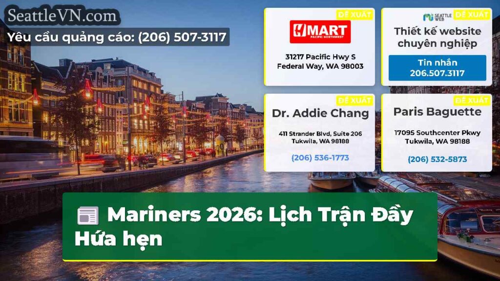Mariners 2026: Lịch Trận Đầy Hứa hẹn