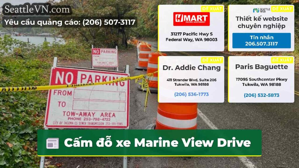 Cấm đỗ xe Marine View Drive
